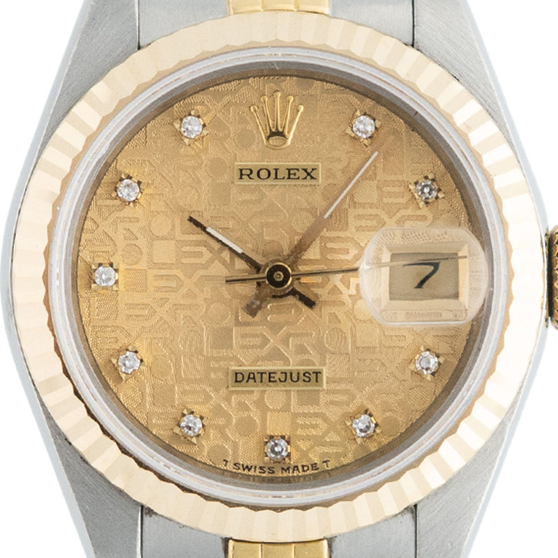 Lady Datejust 26mm Golden Computer Diamond Dial 1981 - 69173