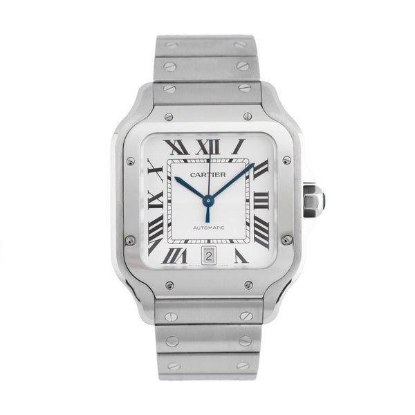 Santos de Cartier White Dial Unworn 2025 - WSSA0018