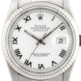 Datejust 36mm White Roman Dial 1988 - 16234