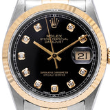 Datejust 36mm Black Diamond Dial 1989 - 16233