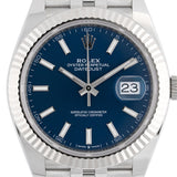 Datejust 41mm Blue Dial Jubilee 2021 - 126334