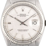 Datejust 36mm Silver Dial 1972 - 1601