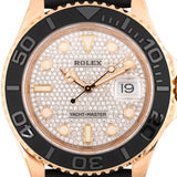 Yacht-Master 40 Everose Pave Dial Oysterflex 2019 - 116655