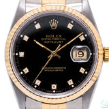 Datejust 36mm Black Diamond Dial 1991 - 16233