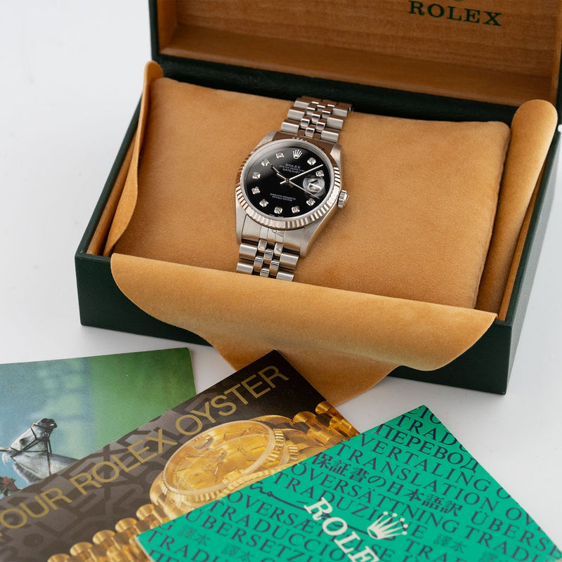 Datejust 36mm Black Diamond Dial 2003 - 16234