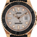 Yacht-Master 40 Everose Pave Dial Oysterflex 2019 - 116655
