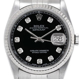 Datejust 36mm Black Diamond Dial 1979 - 16014