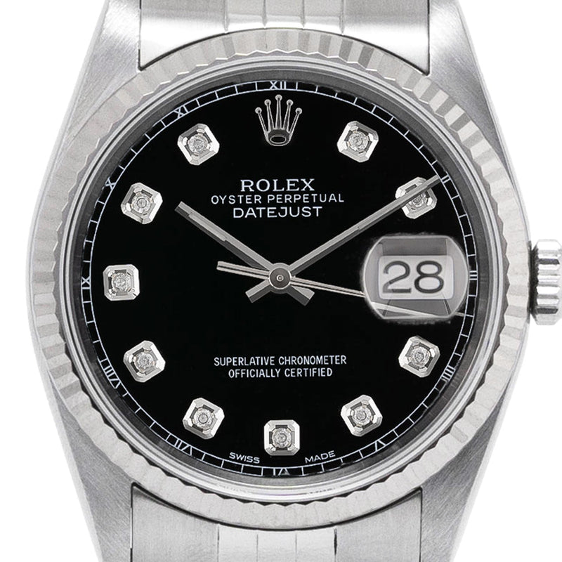 Datejust 36mm Black Diamond Dial 1979 - 16014