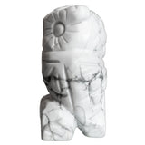 Howlite Owl 2" Natural Gemstone Carving