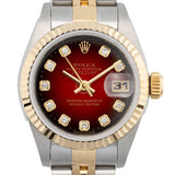Lady Datejust 26mm Red Vignette Diamond Dial 1997 - 69173