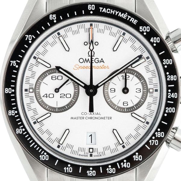 Speedmaster Racing 44mm Chronograph Co-Axial White Dial LC100 2025 - 329.30.44.51.04.001