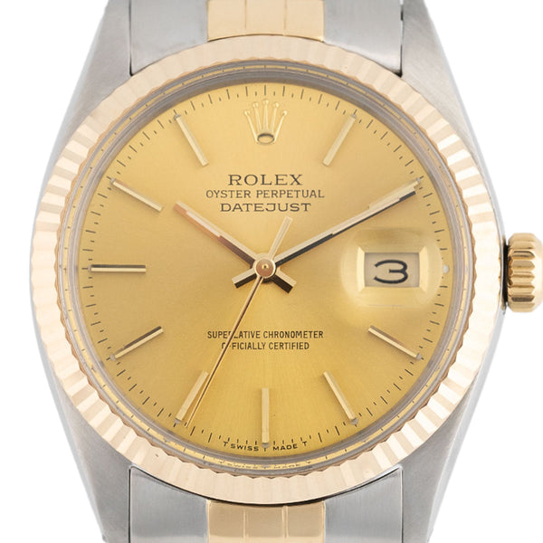 Datejust 36mm Golden Dial 1985 - 16013
