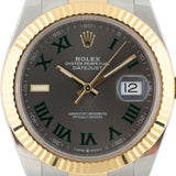 Datejust 41mm Wimbledon Dial Full Set Oyster 2024 - 126333