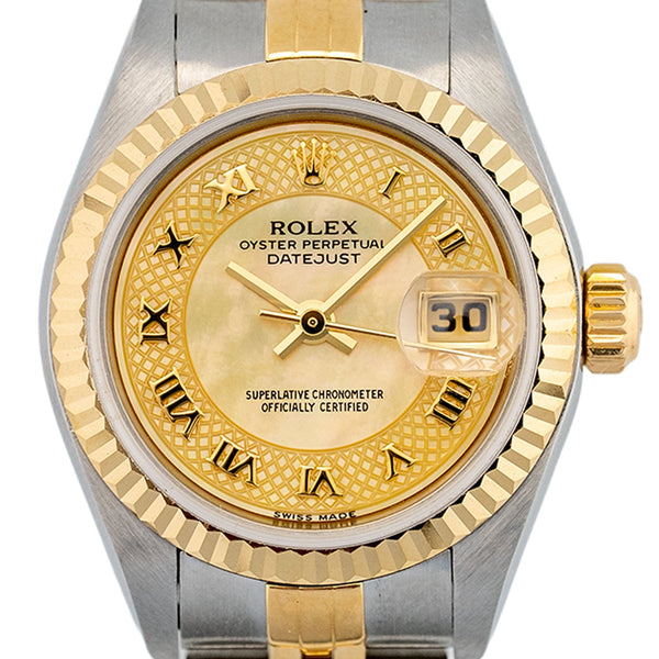 Lady Datejust 26mm Jubilee Roman MOP Dial 2004 - 79173