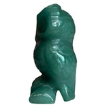 Aventurine Owl 2" Gemstone Carving