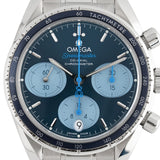 Speedmaster 38 Chronograph Co-Axial Blue Dial 2022 - 324.30.38.50.03.002
