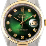Datejust 36mm Green Degrade Diamond Dial 1983 - 16013