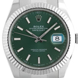Datejust 41mm Green Dial Oyster 2022 - 126334