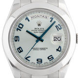 Day-Date Platin 41mm Ice Blue Dial 2009- 218206