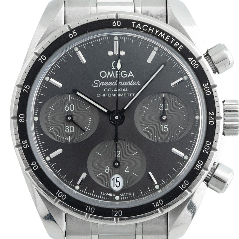 Speedmaster Co-Axial Chronograph 38mm Grey Dial 2018- 324.30.38.50.06.001