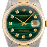 Datejust 36mm Malachite Diamond Dial 1889- 16233