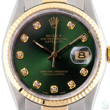 Datejust 36mm Green Degrade Diamond Dial 1983 - 16013