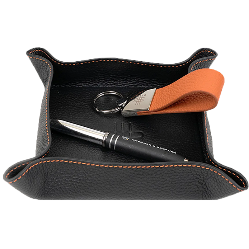 Leather Tray - Black