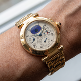 Cartier Pasha Perpetual Calendar, Gelbgold, 38mm, Ref. 30003, 1993, B+P