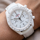 Omega Speedmaster White Side Of The Moon, White Ceramic , Ref. 311.93.44.51.04.002, 2024, B+P