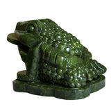 Lucky Toad Jade Crystal Carving - A Symbol of Financial Prosperity and Good Fortune
