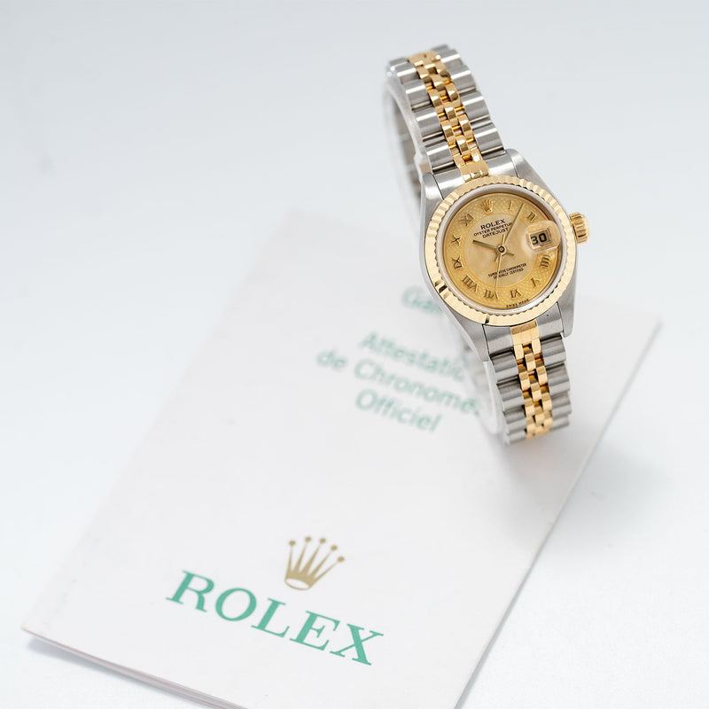 Lady Datejust 26mm Jubilee Roman MOP Dial 2004 - 79173