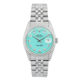 Datejust 36mm Turquoise Diamond Dial 1990 - 16234
