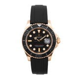 Yacht-Master 40 Everose Black Dial Oysterflex 2015 - 116655