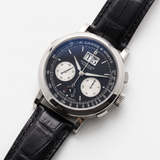 A. Lange & Söhne Datograph Flyback Auf/Ab, Up/Down 950er Platin, Faltschliesse, Ref. LSLS4052AD, 405.035, B+P