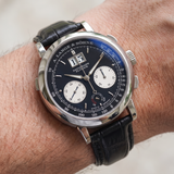 A. Lange & Söhne Datograph Flyback Auf/Ab, Up/Down 950er Platin, Faltschliesse, Ref. LSLS4052AD, 405.035, B+P