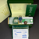 Rolex Air-King Ref. 114210 (2008) – 34 mm, Edelstahl, blaues Zifferblatt