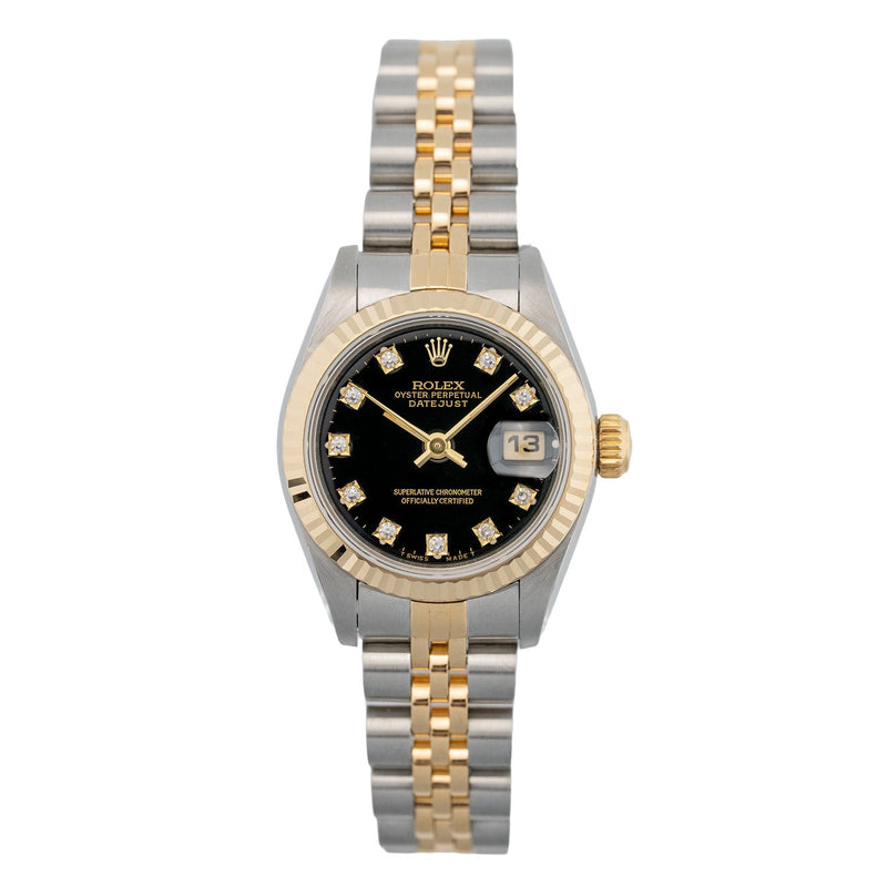 Lady Datejust 26mm Black Diamond Dial 1992 - 69173