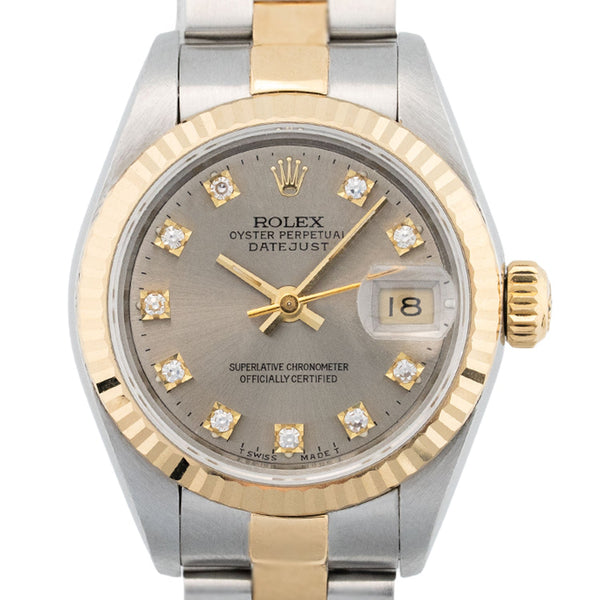 Lady Datejust 26mm Silver Diamond Dial 1991 Oyster - 69173