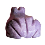 2" Lepidolite Frog Natural Gemstone Carving