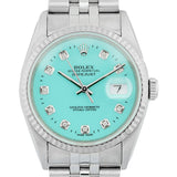 Datejust 36mm Turquoise Diamond Dial 1990 - 16234
