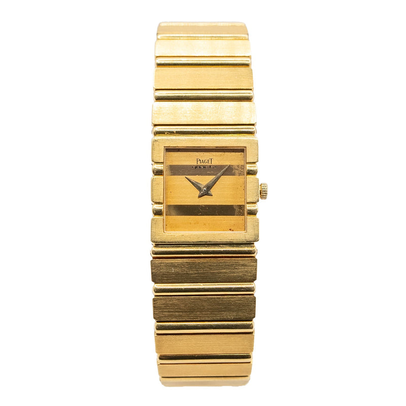 Polo Medium Quarz Champagne Dial Yellow Gold - 8131 C701