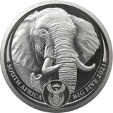 1 kg Silver Big Five II Elephant 2021 (Circulation: 100)