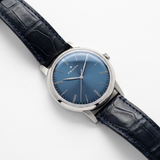 Zenith Elite 6150 Automatic 42 mm, Ref. 03.2272.6150/51.C700, Blue Dial, B+P