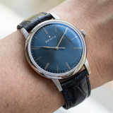 Zenith Elite 6150 Automatic 42 mm, Ref. 03.2272.6150/51.C700, Blue Dial, B+P