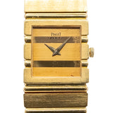 Polo Medium Quarz Champagne Dial Yellow Gold - 8131 C701
