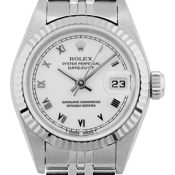 Lady Datejust 26mm White Roman Dial 1996 - 69174