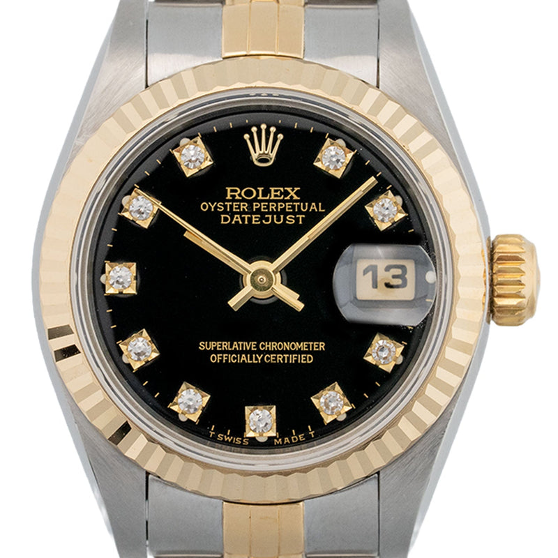 Lady Datejust 26mm Black Diamond Dial 1992 - 69173