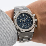 Royal Oak Chronograph Steel Automatic Blue Dial - 25860ST