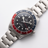 Tudor Black Bay GMT, "Pepsi", Edelstahl, Ref. 79830RB, 2021, B+P