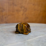 Tiger Eye Turtle 2" Natural Gemstone Carving